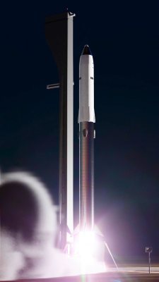 Starship,星舰,渲染,Erc X