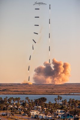 SN8 12.5KM 测试飞行轨迹图