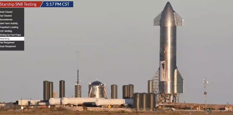 星舰SN8 WDR 测试视频